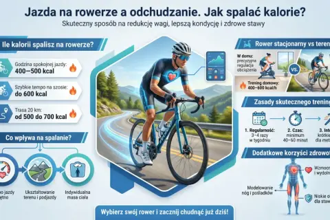 Jazda na rowerze to świetny sposób na spalanie kalorii i poprawę kondycji. Sprawdź, ile kalorii możesz spalić!
