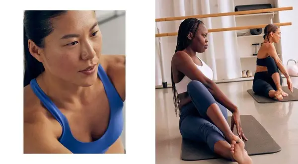 Kobiety ćwiczą jogę, przygotowując się do intensywnego treningu hiit.