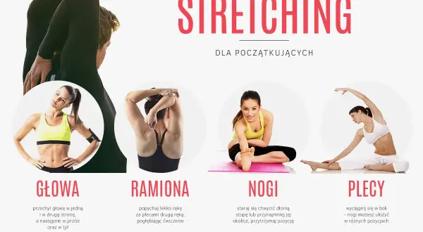 Stretching dla początkujących: ćwiczenia na głowę, ramiona, nogi i plecy.