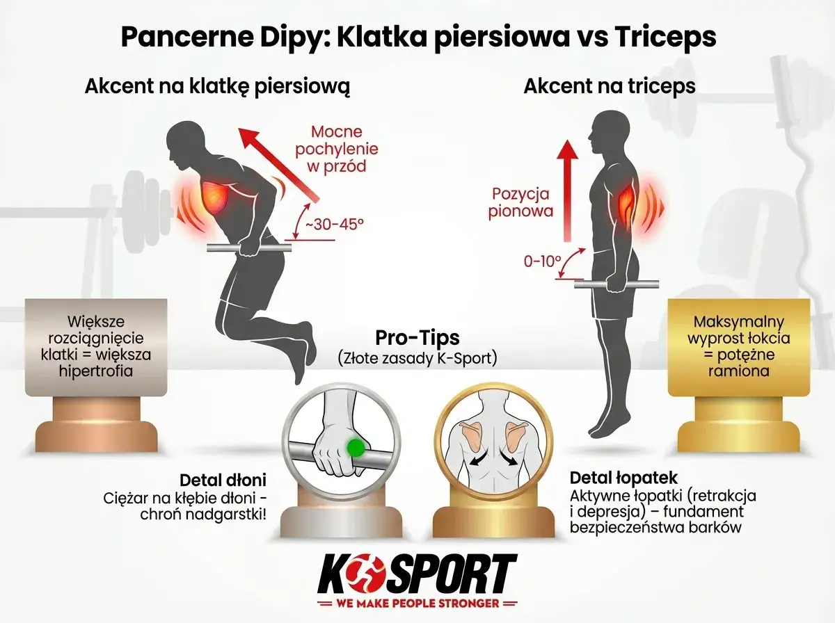 Pompki na poręczach - Jak budować siłę i masę bez kontuzji?