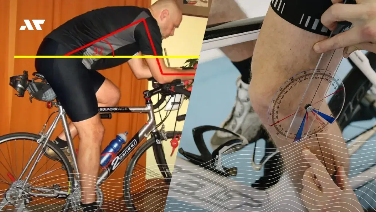 Jak dobrać siodełko rowerowe? Analiza pozycji na rowerze i pomiar kątów z goniometrem.